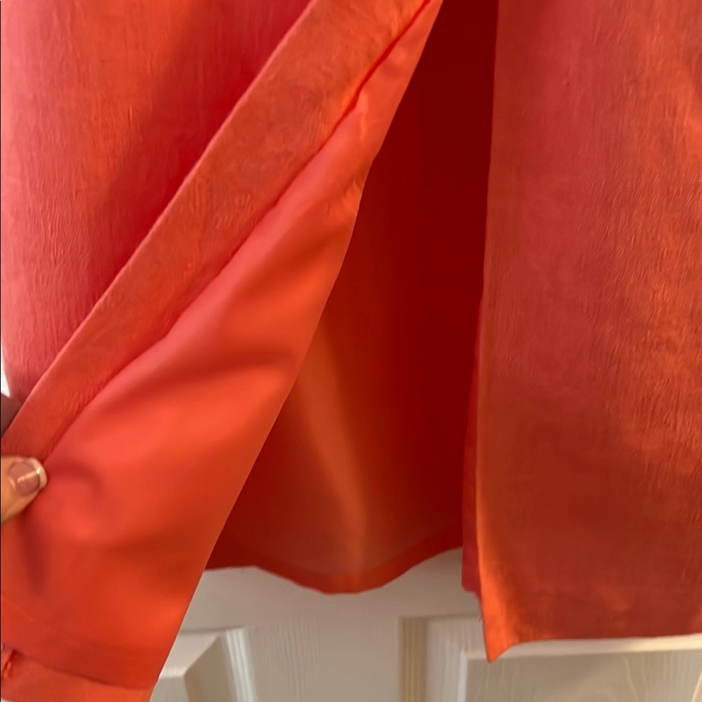Coral colored 2 piece skirt and matching top. - Picture 8 of 8